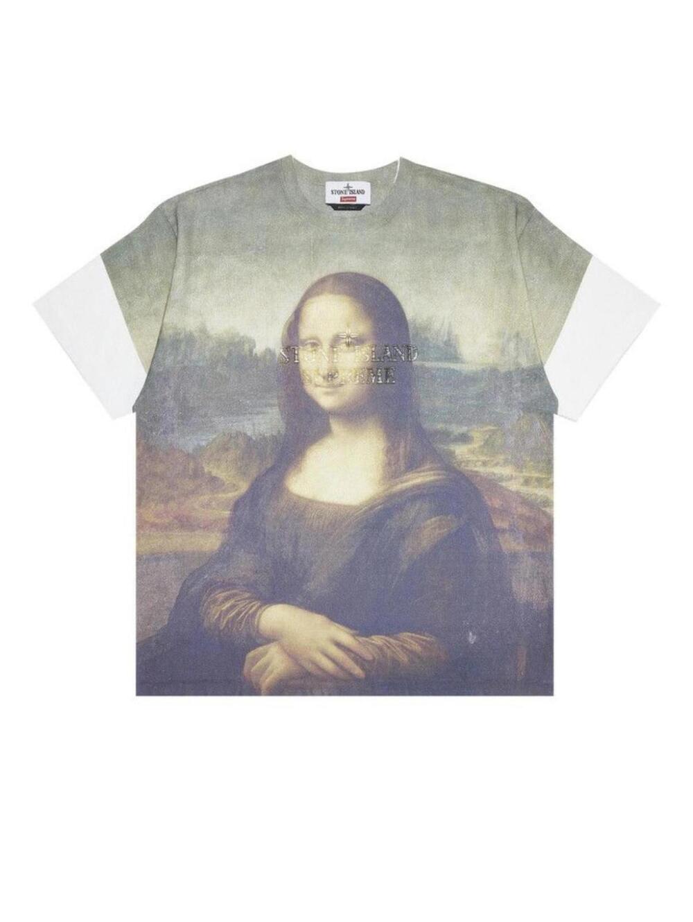 Supreme x Stone Island S/S Top Mona Lisa L SS22 NWT